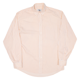 Mens Shirt Pink Striped Long Sleeve M