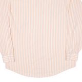 Mens Shirt Pink Striped Long Sleeve M