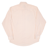 Mens Shirt Pink Striped Long Sleeve M