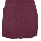 WRANGLER Mens Shirt Red Check Sleeveless M