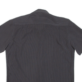 PIERRE CARDIN Mens Shirt Black Striped L