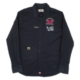 LA MARTINA Mens Plain Shirt Black Long Sleeve L