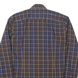 HUGO Slim Fit Mens Shirt Blue Check Long Sleeve M