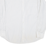 GIVENCHY Mens Shirt White Striped Long Sleeve L