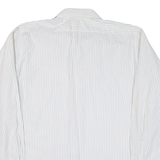GIVENCHY Mens Shirt White Striped Long Sleeve L