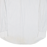 GIVENCHY Mens Shirt White Striped Long Sleeve L