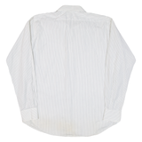 GIVENCHY Mens Shirt White Striped Long Sleeve L
