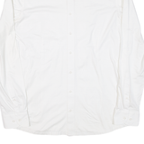OLYMP Mens Plain Shirt White Long Sleeve M