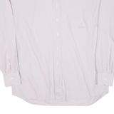 BOSS Mens Shirt Pink Striped Long Sleeve L