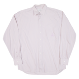 BOSS Mens Shirt Pink Striped Long Sleeve L