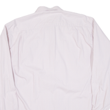BOSS Mens Shirt Pink Striped Long Sleeve L