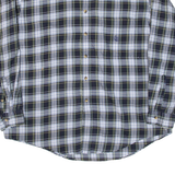 NAUTICA Mens Shirt Blue Check Long Sleeve XL