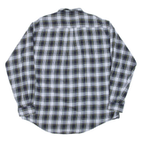 NAUTICA Mens Shirt Blue Check Long Sleeve XL