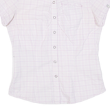 THE NORTH FACE Womens Shirt Pink Check S
