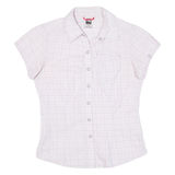 THE NORTH FACE Womens Shirt Pink Check S