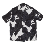 H&M Mens Hawaiian Shirt Black Floral S