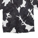 H&M Mens Hawaiian Shirt Black Floral S