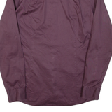 HUGO Slim Fit Mens Plain Shirt Purple Long Sleeve S