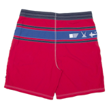 NAUTICA Mens Sports Shorts Red Relaxed L W36