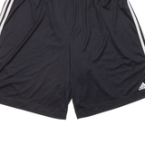 ADIDAS Mens Sports Shorts Black Relaxed XL W34