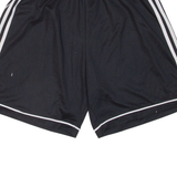 ADIDAS Mens Sports Shorts Black Relaxed L W29