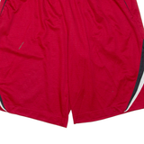 NIKE Mens Sports Shorts Red Relaxed L W32