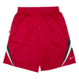 NIKE Mens Sports Shorts Red Relaxed L W32