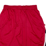 NIKE Mens Sports Shorts Red Relaxed L W32