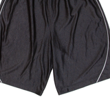 REEBOK Mens Sports Shorts Black Relaxed S W27