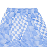 NIKE Mens Sports Shorts Blue Relaxed Crazy Pattern L W28