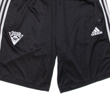 ADIDAS Mens Sports Shorts Black Relaxed L W31