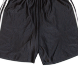 ADIDAS Mens Sports Shorts Black Relaxed L W28