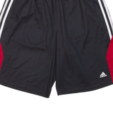 ADIDAS Mens Sports Shorts Black Relaxed M W28