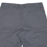 DICKIES Mens Workwear Shorts Grey Relaxed XL W40