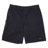 DICKIES Mens Workwear Shorts Black Relaxed 2XL W42