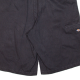 DICKIES Mens Workwear Shorts Black Relaxed XL W38