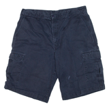DICKIES Mens Cargo Shorts Blue Relaxed L W36