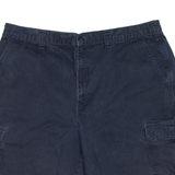 DICKIES Womens Cargo Shorts Blue Relaxed L W36