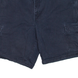 DICKIES Womens Cargo Shorts Blue Relaxed L W36