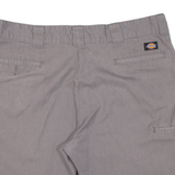 DICKIES Mens Workwear Shorts Grey Relaxed XL W38