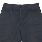 DICKIES Mens Workwear Shorts Black Relaxed L W36