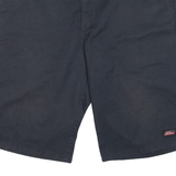 DICKIES Mens Workwear Shorts Black Relaxed L W36