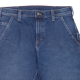 DICKIES Mens Workwear Shorts Blue Relaxed M W32
