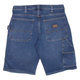 DICKIES Mens Workwear Shorts Blue Relaxed M W32