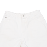 GITANO Womens Chino Shorts White Relaxed UK 10 W26