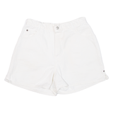 GITANO Womens Chino Shorts White Relaxed UK 10 W26