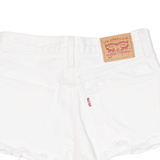 Womens Denim Shorts White Relaxed XXS W24