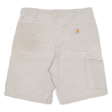 CARHARTT Mens Workwear Shorts Beige Relaxed M W34
