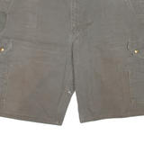 CARHARTT Mens Workwear Shorts Green Relaxed 2XL W44