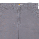 CARHARTT Mens Workwear Shorts Grey Relaxed XL W40